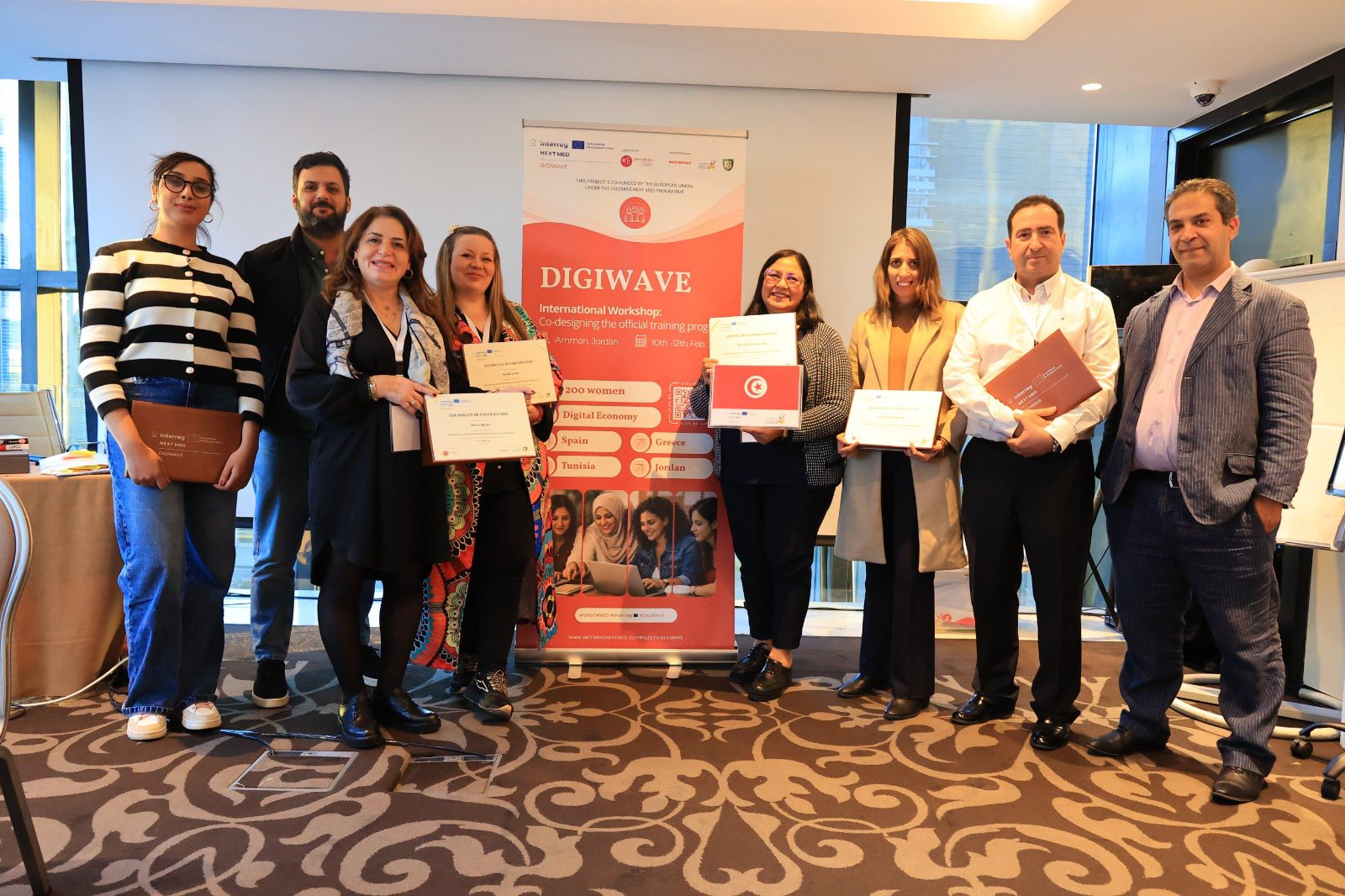 SUPTECH - ADRI -GDAAA Academy Participate With Cawtar Tunisia in DIGIWAVE International Co-Design Workshops in Amman
